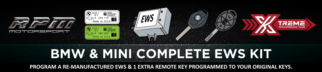 BMW / MINI EWS COMPLETE KIT - BMW KEY REPLACEMENT - RPM MOTORSPORT LTD ...
