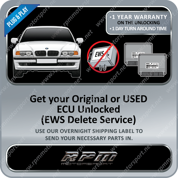 BMW E38 750Li ME5.2.1 EWS Delete Service - Rpm Motorsport