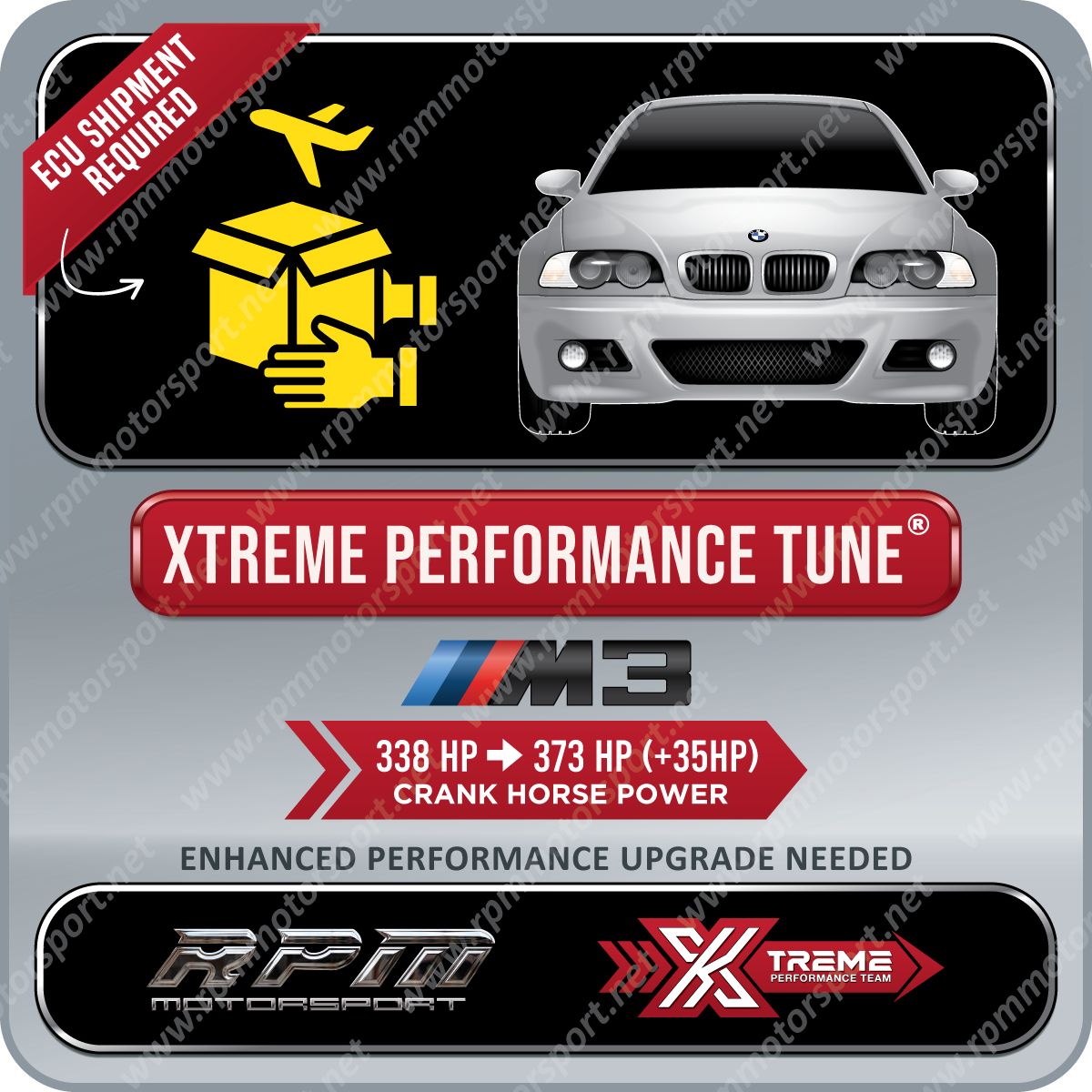 BMW E46 M3 S54 1999 to 2006 Rpm Motorsport Xtreme Performance Tune