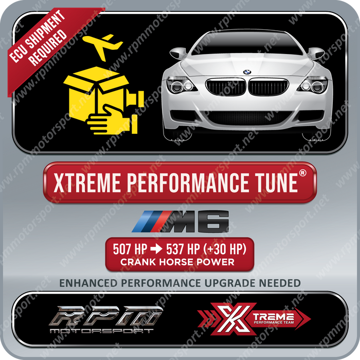 BMW M6 S85 2006 to 2010 Rpm Motorsport Xtreme Performance Tune