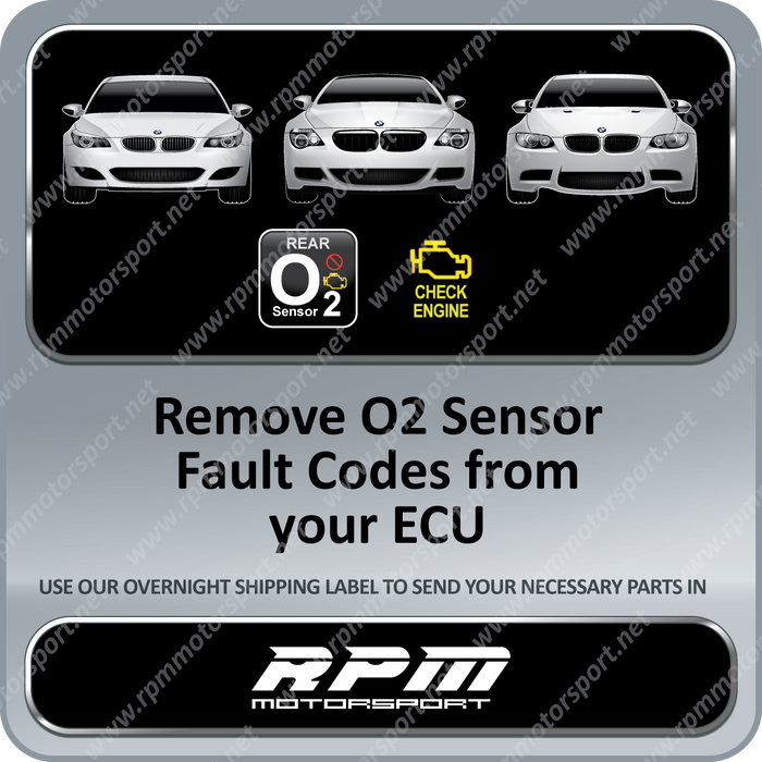 BMW M3 M5 M6 O2 Sensor Coding Removal Years 2007 to 2013