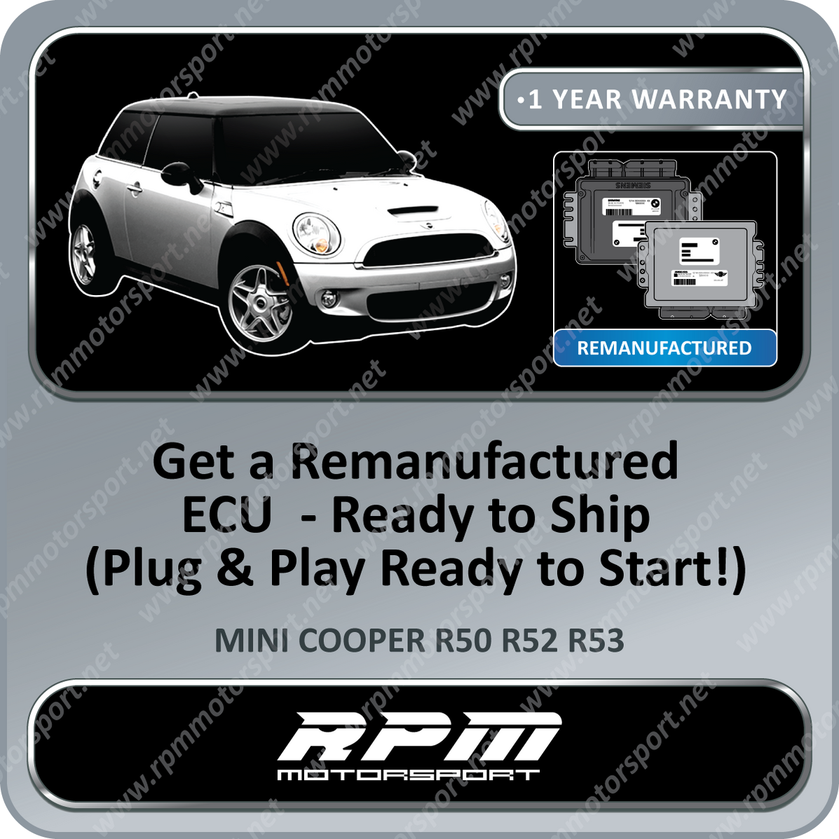MINI Cooper & Cooper S Years 2001 - 2008 Ready to Start ECU! No Coding ...