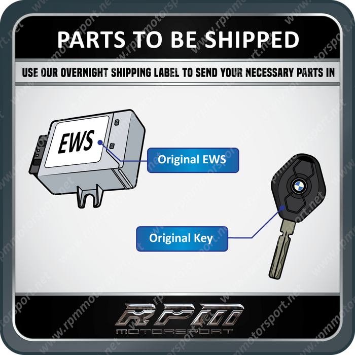 Parts to be Shipped