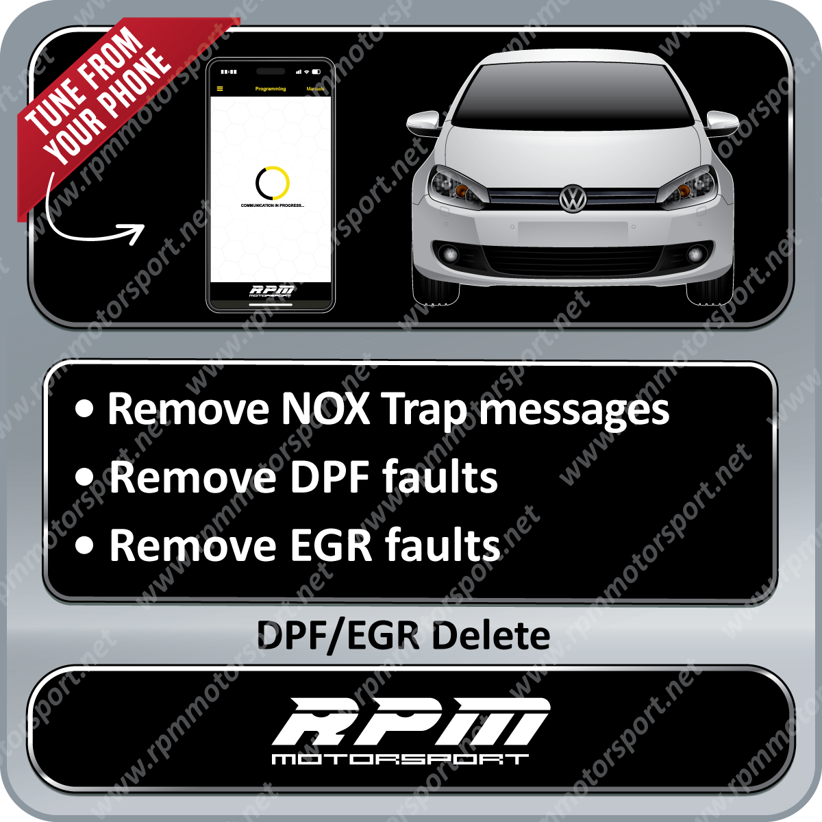 VW Golf 2.0L TDI 2010 to 2014 Rpm Motorsport Tune