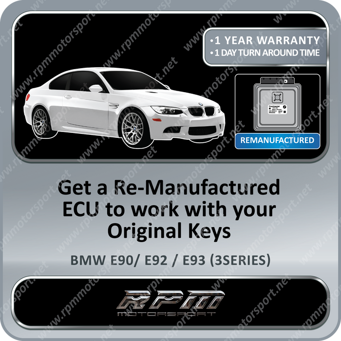 BMW E90 (3 Series) MSV70 Remanufactured ECU 01/2005 to 08/2006