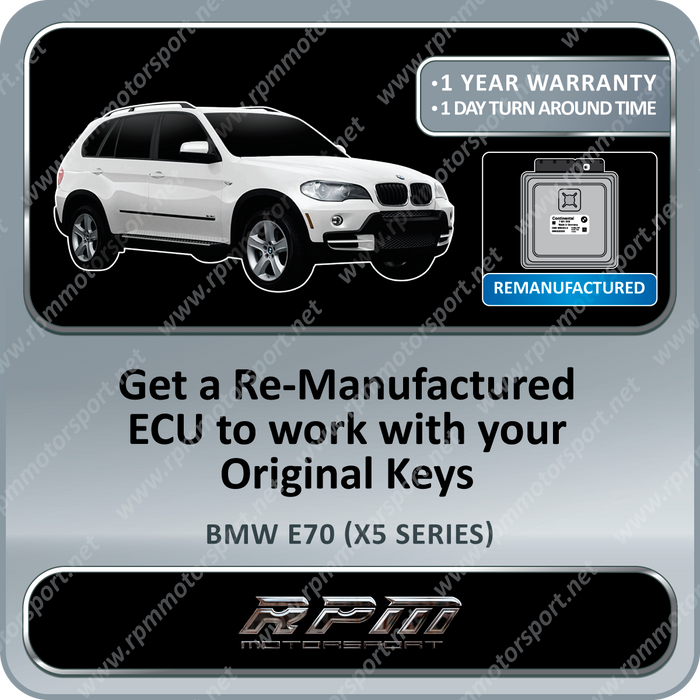 BMW E70 (X5 Series) MSV80 Remanufactured ECU 08/2006 to 3/2010