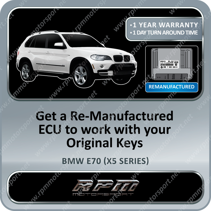 BMW E70 (X5 Series) ME9.2 Remanufactured ECU 04/2006 to 03/2010