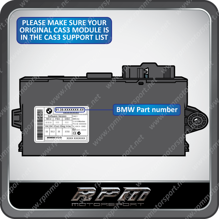 12 Mini Cas Module BMW / MINI CAS3 Module Revival Service (Bricked) — Rpm Motorsport