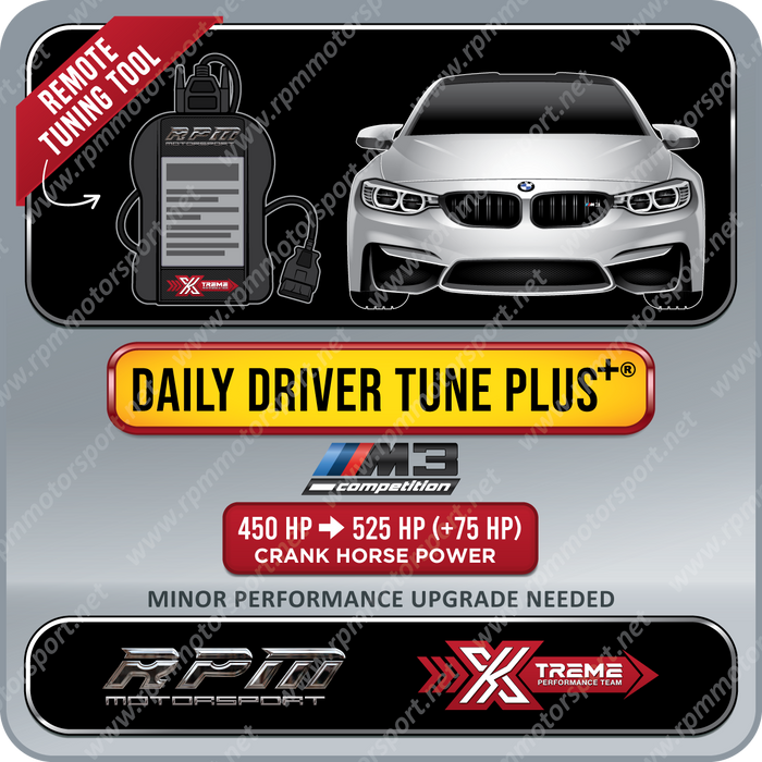 BMW M3 COMP Daily Driver Tune Plus  Rpm Motorsport Tune Image