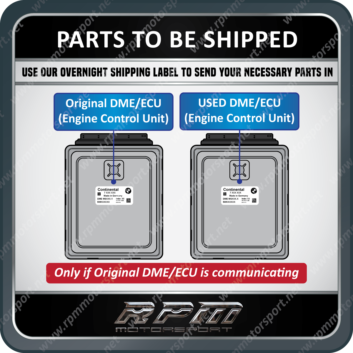 BMW MSD85.0 MSD87 N63 N54 Engine F-Series USED DME Programming 
