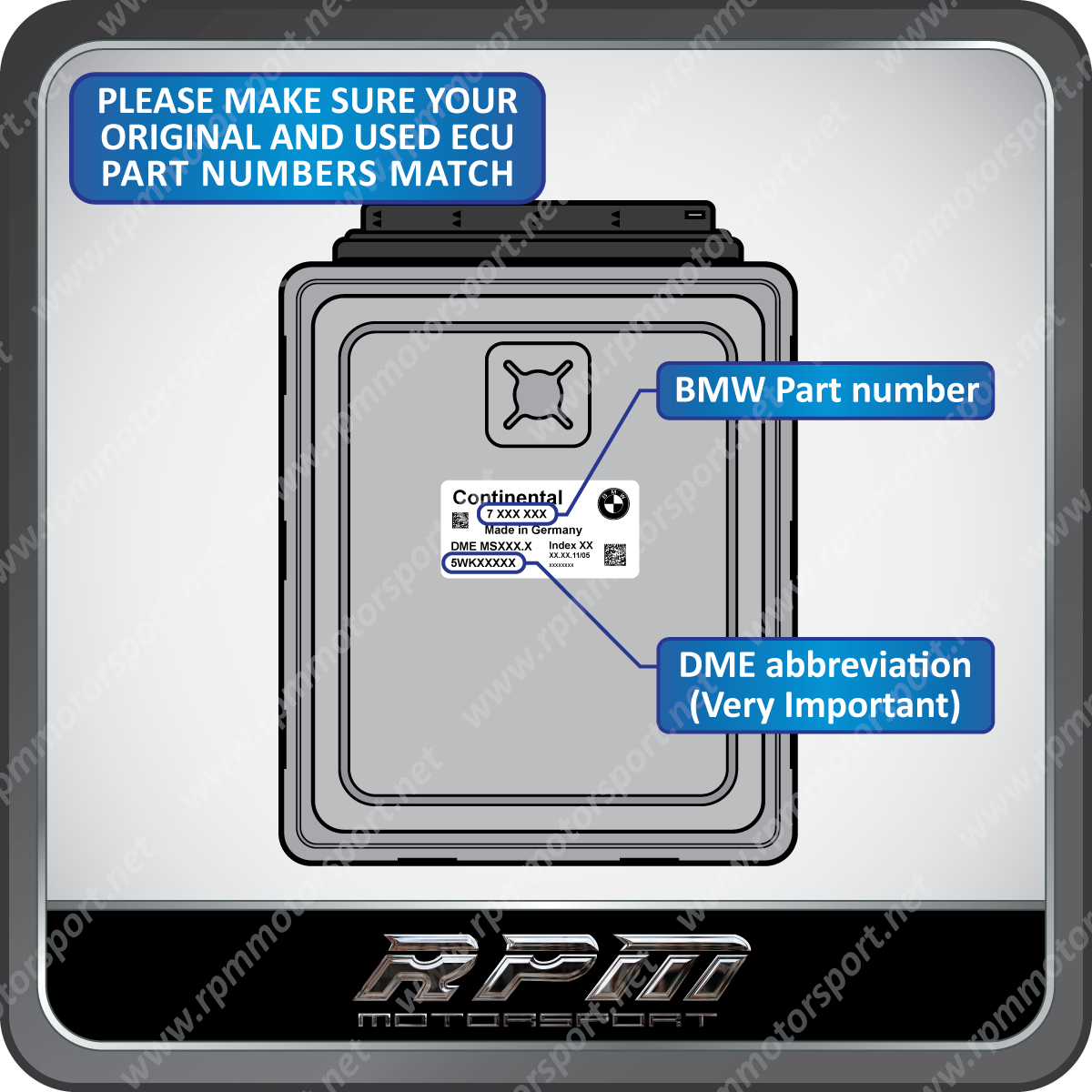 BMW MSD85.0 MSD87 N63 N54 Engine F-Series USED DME Programming 