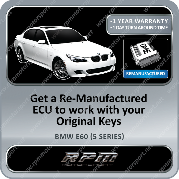 BMW E60 (5 Series) M5 MSS65 Remanufactured ECU 05/2003 to 12/2009
