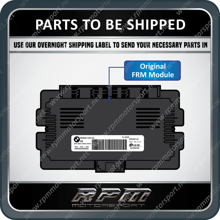 Frm Module BMW / MINI FRM2 (Footwell Module 2) 9CBB Short-circuit fault Repair Se ...