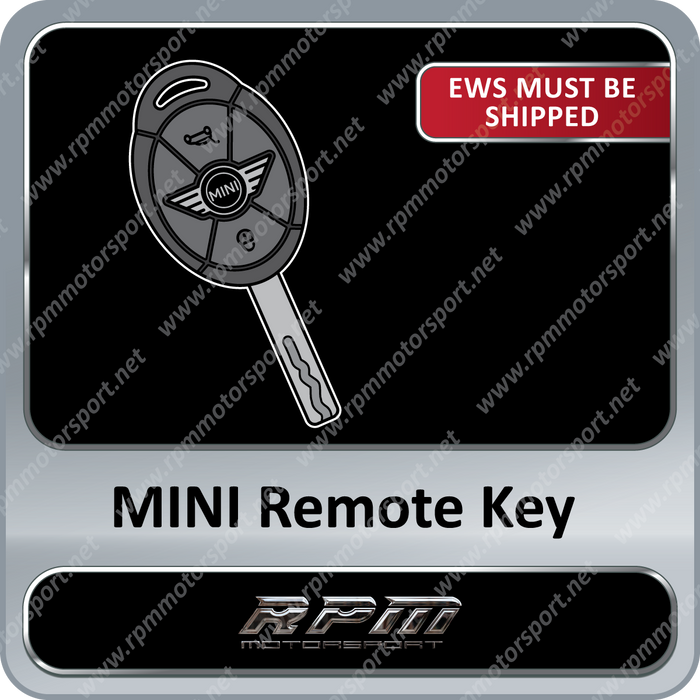 Mini Cooper R50 / R52 / R53 (S)  Remote Key 07/2004 to 11/2006