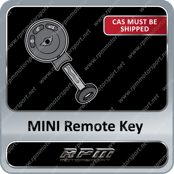 MINI Cooper / Cooper S R55 R56 R57 R58 R60 Remote Key 2007 to 2016
