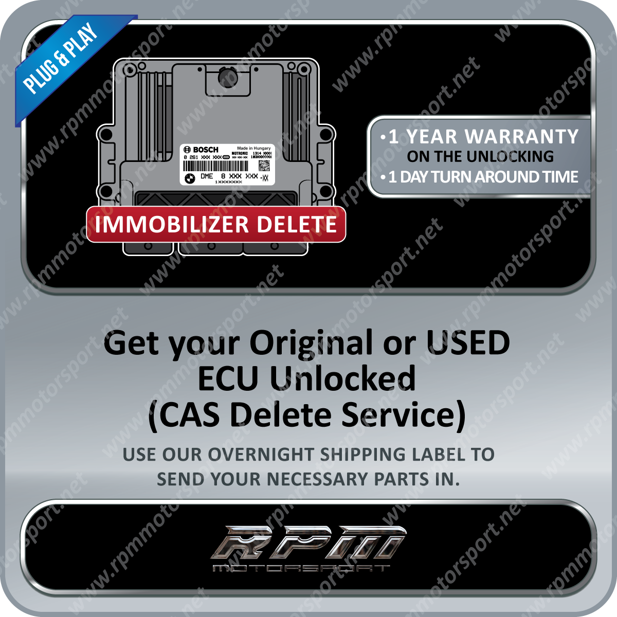 MINI Cooper UNLOCKED DME Programming Service R56 / R60 2007 to 2016 ...