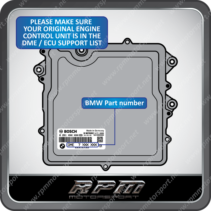 BMW F-Series MEVD1728 S63N Remanufactured DME / ECU (Engine Control Unit)
